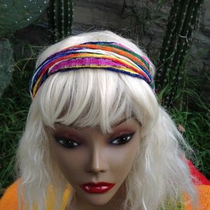 Boho multicolored headband